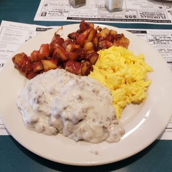 Old Dixie Cafe North - Biscuits and gravy 2 eggs and homefries 8.50 - Breakfast & Brunch Near Me - Hobe Sound, Florida