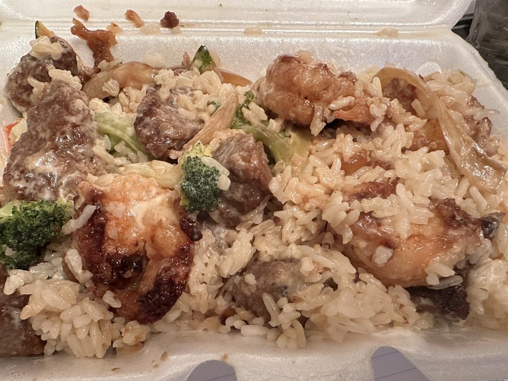 Food from A Hibachi