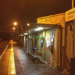 Giffnock Train Station - The waiting room