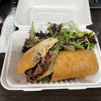 Slate Cafe - Flank Steak Sandwich - Cafes Near Me - New York, New York Slate Cafe - Flank Steak Sandwich - Cafes Near Me - New York, New York