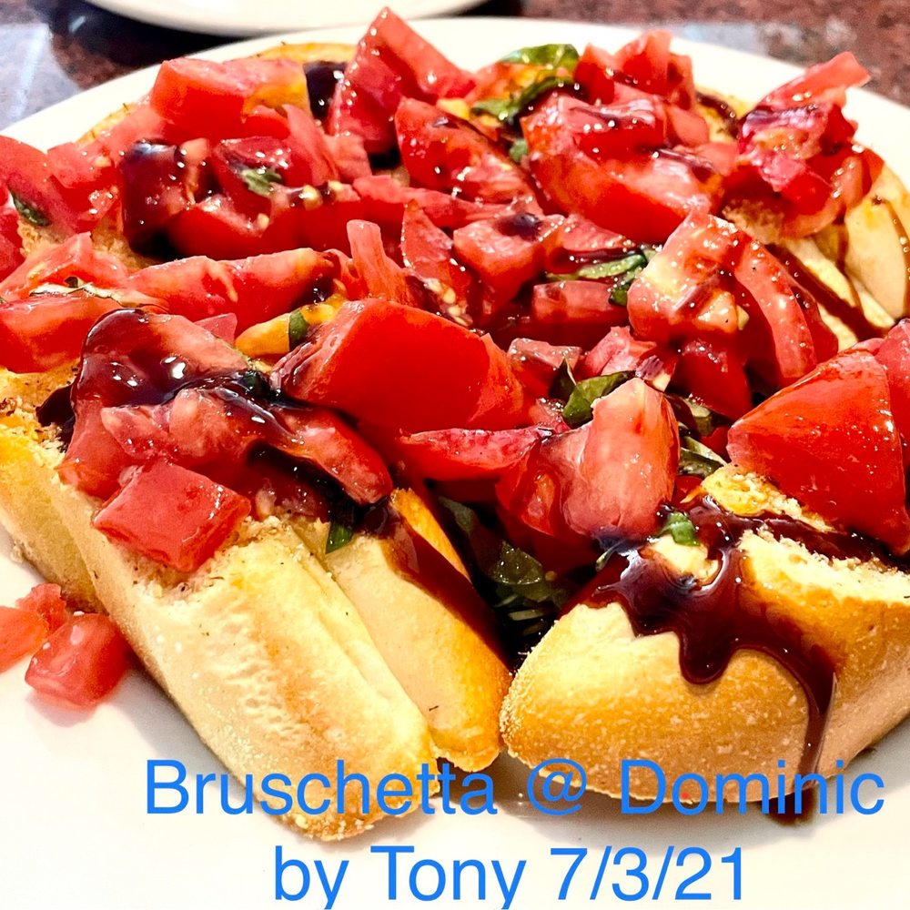 Dominic's I Pizza and Pasta - Bruschetta made by Tony Tony - Pizza Near Me - Boca Raton, Florida Dominic's I Pizza and Pasta - Bruschetta made by Tony Tony - Pizza Near Me - Boca Raton, Florida