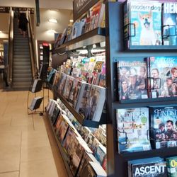 Barnes & Noble Booksellers - They have an upstairs as well full of books, audio-visual and magazines