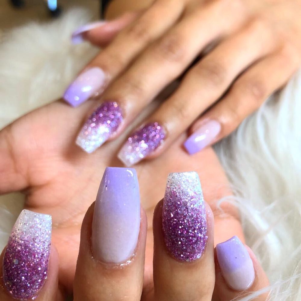 Party Nails And Spa - Nails by: Tina sns ombré - Nail Salons Near Me - Monroe, North Carolina