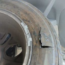 Tire check it Tire Kingdom confirmed it was not a nail or slow leak. Tire check it Tire Kingdom confirmed it was not a nail or slow leak.