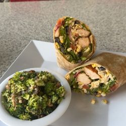 Urban Cookhouse - Pepper Patch Wrap & Broccoli Salad