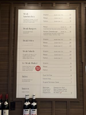 Menu photo 1 Paris Steak Toronto, ON