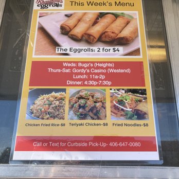 Khanthaly's Eggrolls - the menu - Food Trucks Near Me - Billings, Montana Khanthaly's Eggrolls - the menu - Food Trucks Near Me - Billings, Montana