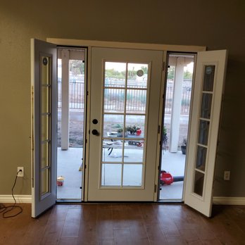 Yucaipa Handyman Services - Installation of exterior door with side lights - Handyman Near Me Yucaipa Handyman Services - Installation of exterior door with side lights - Handyman Near Me