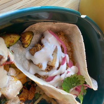 Plant - Quinoa Chorizo Taco - Very good!!!! - Juice Bars & Smoothies Near Me - Oklahoma City, Oklahoma Plant - Quinoa Chorizo Taco - Very good!!!! - Juice Bars & Smoothies Near Me - Oklahoma City, Oklahoma