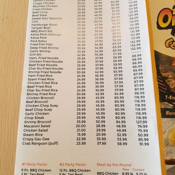 Oh My Grill - They also do party platters..........the prices for the party platters as of 2-5-2019. - Diners Near Me - Honolulu, Hawaii Oh My Grill - They also do party platters..........the prices for the party platters as of 2-5-2019. - Diners Near Me - Honolulu, Hawaii
