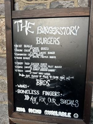 Menu photo 2 The Burgerstory Galway, G Menu photo 2 The Burgerstory Galway, G