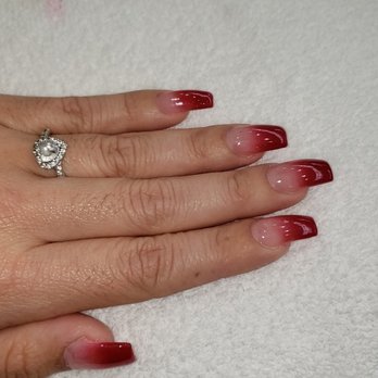 Go Go Nail Spa - Ombre red - Nail Salons Near Me - Long Beach, California Go Go Nail Spa - Ombre red - Nail Salons Near Me - Long Beach, California