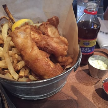 The General Public - Fish and chips, nice presentation! - New American Near Me - San Antonio, Texas