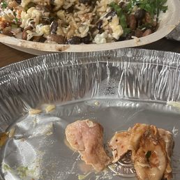 Raw chicken in my bowl Raw chicken in my bowl