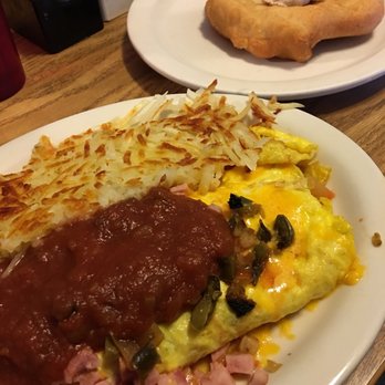 The Hub - Spanish omelette and scone (with like a cinnamon raisin butter I think)! - Breakfast & Brunch Near Me - Heber City, Utah