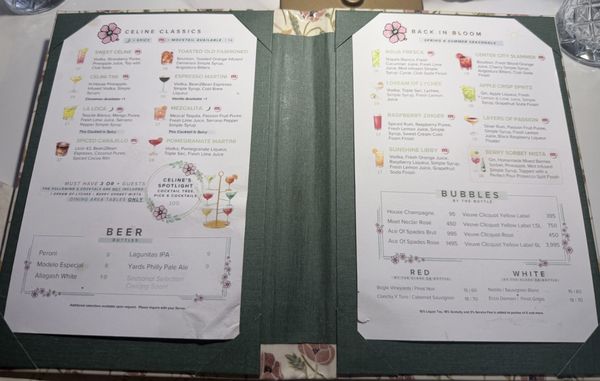 Menu photo 1 Céline Philadelphia, PA Menu photo 1 Céline Philadelphia, PA