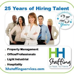 HH Staffing Services - 25 years of hiring talent