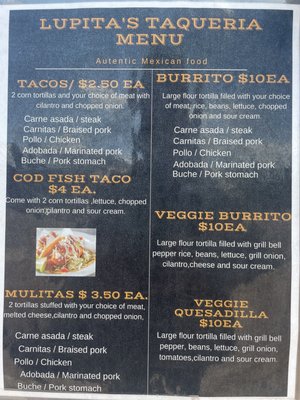 Menu photo 7 Lupita's Taqueria Chemult, OR Menu photo 7 Lupita's Taqueria Chemult, OR