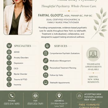 Tranquil Mind Body Psychiatry - Nurse Practitioner Near Me - Nanuet, New York Tranquil Mind Body Psychiatry - Nurse Practitioner Near Me - Nanuet, New York