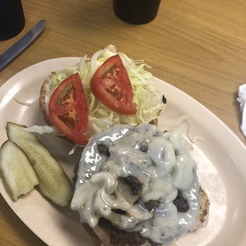 Joseph's Deli - Mushroom and sautéed onion Swiss burger - Delis Near Me - Port Charlotte, Florida Joseph's Deli - Mushroom and sautéed onion Swiss burger - Delis Near Me - Port Charlotte, Florida