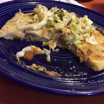 Cocina La Doce - A Big All Mixed Pupusa(carnitas,beans,cheese) for only $3.99!!! - Mexican Near Me - Banning, California Cocina La Doce - A Big All Mixed Pupusa(carnitas,beans,cheese) for only $3.99!!! - Mexican Near Me - Banning, California