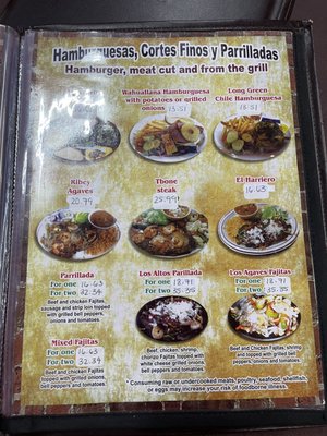 Menu photo 4 Los Agaves Ruidoso Ruidoso, NM
