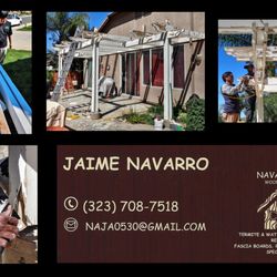 Navarro’s - Patio Repair includes lattice removalscraping, sanding, and paint primer.