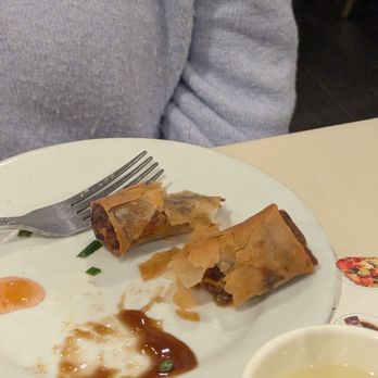 Dim Sum Palace - Too late to get a full picture of roast duck spring rolls, which were AMAZING. Had a bit of sweetness to it. - Dim Sum Near Me - New York, New York Dim Sum Palace - Too late to get a full picture of roast duck spring rolls, which were AMAZING. Had a bit of sweetness to it. - Dim Sum Near Me - New York, New York