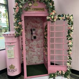 Photo phone booth Photo phone booth