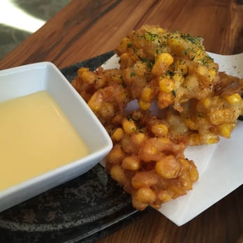 MeNami - Corn kaki-age $5 - Japanese Near Me - Toronto, Ontario MeNami - Corn kaki-age $5 - Japanese Near Me - Toronto, Ontario