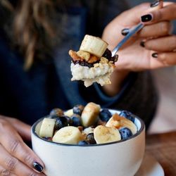 Brewed Awakening - Oatmeal loaded with fruits