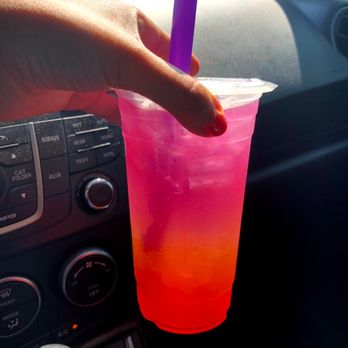 Hey Bear Cafe - Galaxy red guava - Bubble Tea Near Me - Knoxville, Tennessee
