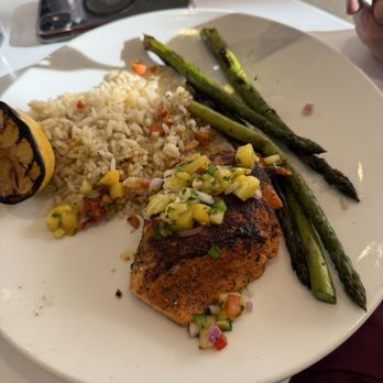 Dockside - Salmon and rice - Salad Near Me - Coeur D Alene, Idaho Dockside - Salmon and rice - Salad Near Me - Coeur D Alene, Idaho