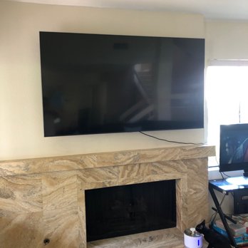 HelloTech - 75" TV mounted - IT Services & Computer Repair Near Me HelloTech - 75" TV mounted - IT Services & Computer Repair Near Me