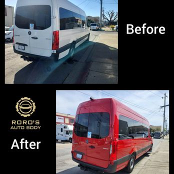 Roro's Auto Body - 2022 Mercedes Sprinter full paint job - Body Shops Near Me - San Bruno, California Roro's Auto Body - 2022 Mercedes Sprinter full paint job - Body Shops Near Me - San Bruno, California