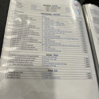 Casa De Pasto O Golfinho - Menu Oct 2022 - Restaurants Near Me