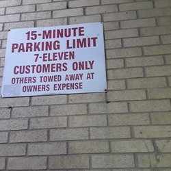 7-Eleven - I've never noticed this at 7-11s. Either way hahahaha!