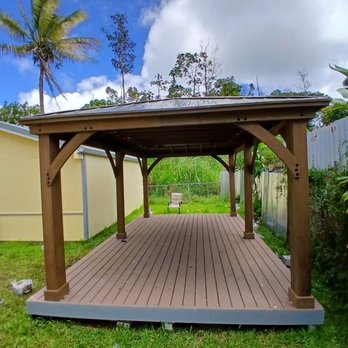True Pure Clean Hawaii - Here is a gazebo they did for us recently. - Pressure Washers Near Me True Pure Clean Hawaii - Here is a gazebo they did for us recently. - Pressure Washers Near Me