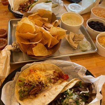 Kesos Tacos - Queso & Chips Surf N Turf Diablo Pork Carnitas Beef Fajita - Tacos Near Me - Austin, Texas