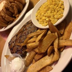 Steak Fries Hand-Cut Sirloin* Buttered Corn