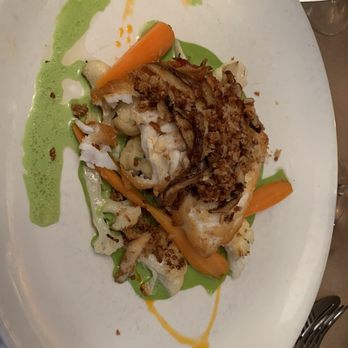 Stone Park Cafe - Pan Seared Cod - New American Near Me - Brooklyn, New York Stone Park Cafe - Pan Seared Cod - New American Near Me - Brooklyn, New York