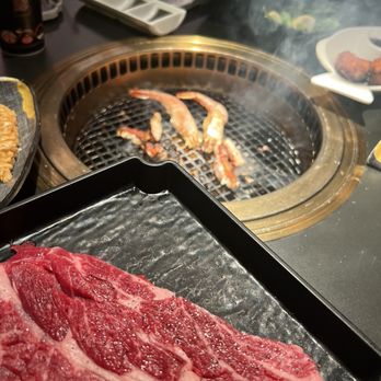 Chubby Cattle - Grilling shrimp and meats - Barbeque Near Me - Pleasanton, California