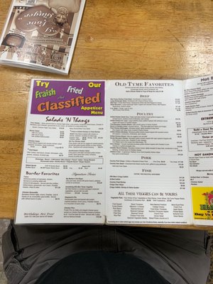 Menu photo 3 Ginger Brown's Old Tyme Restaurant & Bakery Fort Worth, TX