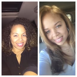 Before (how I normally wear it) and after (with my beautiful blonde) Before (how I normally wear it) and after (with my beautiful blonde)