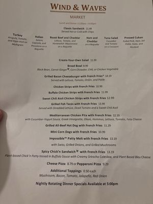Menu photo 3 Wind & Waves Market Vero Beach, FL Menu photo 3 Wind & Waves Market Vero Beach, FL
