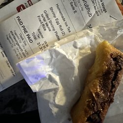 Atlanta Wings - Cheesesteak roll so I ordered again smh the rice is good shrimp too salty and what is this smh