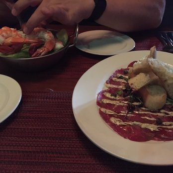 Mancy's Bluewater Grille - Beef carpaccio and shrimp cocktail - Seafood Near Me - Maumee, Ohio Mancy's Bluewater Grille - Beef carpaccio and shrimp cocktail - Seafood Near Me - Maumee, Ohio