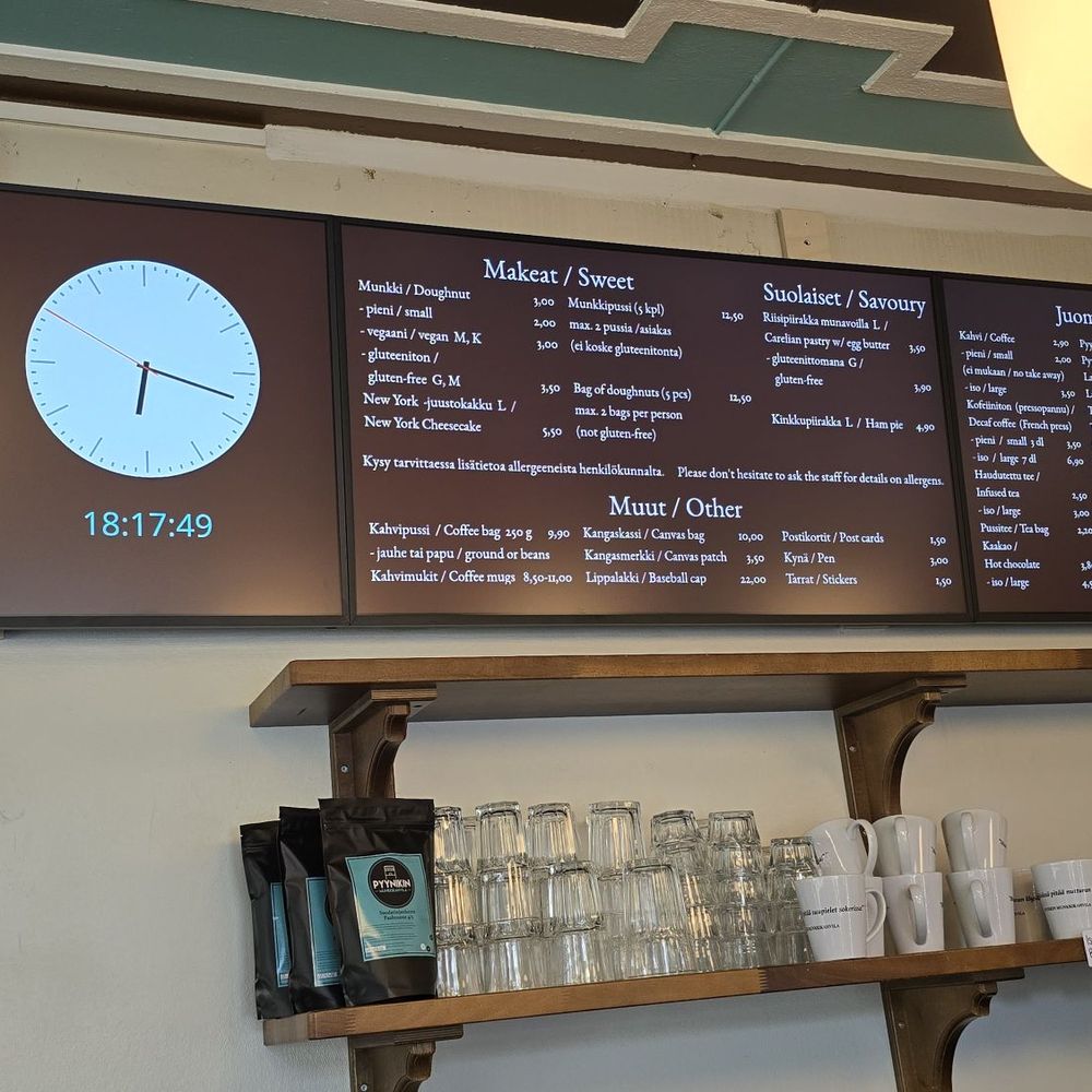 Pyynikin Munkkikahvila - Menu. May 2026 - Coffee & Tea Near Me - Tampere, 11 Pyynikin Munkkikahvila - Menu. May 2026 - Coffee & Tea Near Me - Tampere, 11