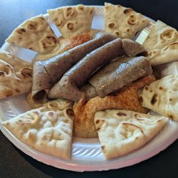 Royal Gyros - Baba ghanoush with gyro