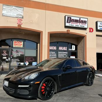 Damian Tires - Custom satin black rims orginal color gloss machine ,and custom fire engine red calipers - Tires Near Me - Menifee, California Damian Tires - Custom satin black rims orginal color gloss machine ,and custom fire engine red calipers - Tires Near Me - Menifee, California